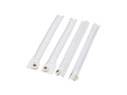 Напрямна роликова ALVA L=450 білий