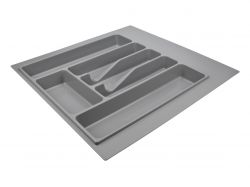 Лоток для столових приладів Volpato 470х490 сірий