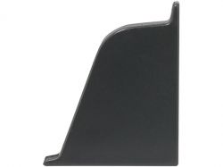 Заглушка к плинтусу 118 Rehau Темно-серый-правая 98151