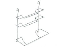 Полиця до рейлінга d=16 для паперу та фольги GIFF хром