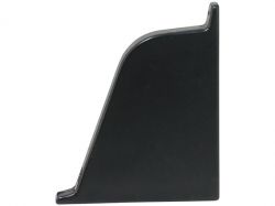 Заглушка к плинтусу 118 Rehau Черный-правая 98104