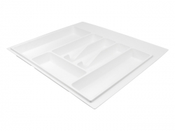 Лоток для столових приладів Volpato 540х490 білий