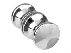 Ручка-кноб кругла GIFF Glass 264 полірований хром