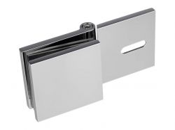 Конектор GIFF Glass Premio MILANO регульований стіна-скло полірований хром