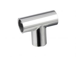 Соединитель тройной для труб 19 мм GIFF 831 полированный хром