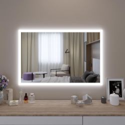 Декоративне дзеркало з підсвічуванням S12 горизонтальне 500*700 мм