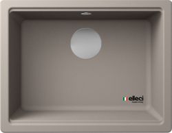 Мойка искусственный камень Elleci 570*510 TIME 105 under top tortora 43