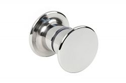 Ручка-кноб кругла GIFF Glass 269 полірований хром