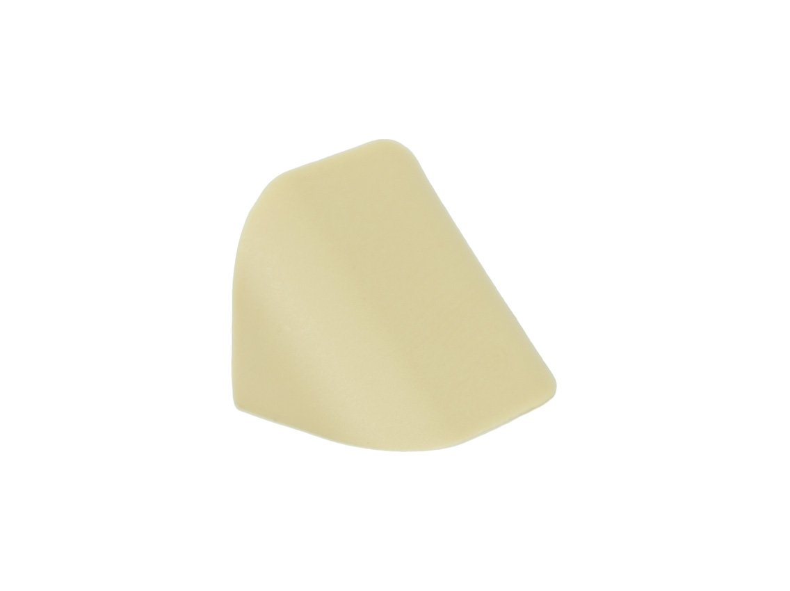 Уголок мебельный двойной металлический с пластиковой заглушкой Z-02 клен