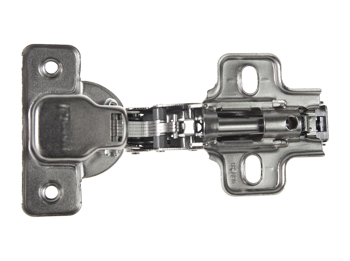 Петля напівнакладна з дотягувачем Clip-on Linken System d=35 H=0 нікель (21419/27772)