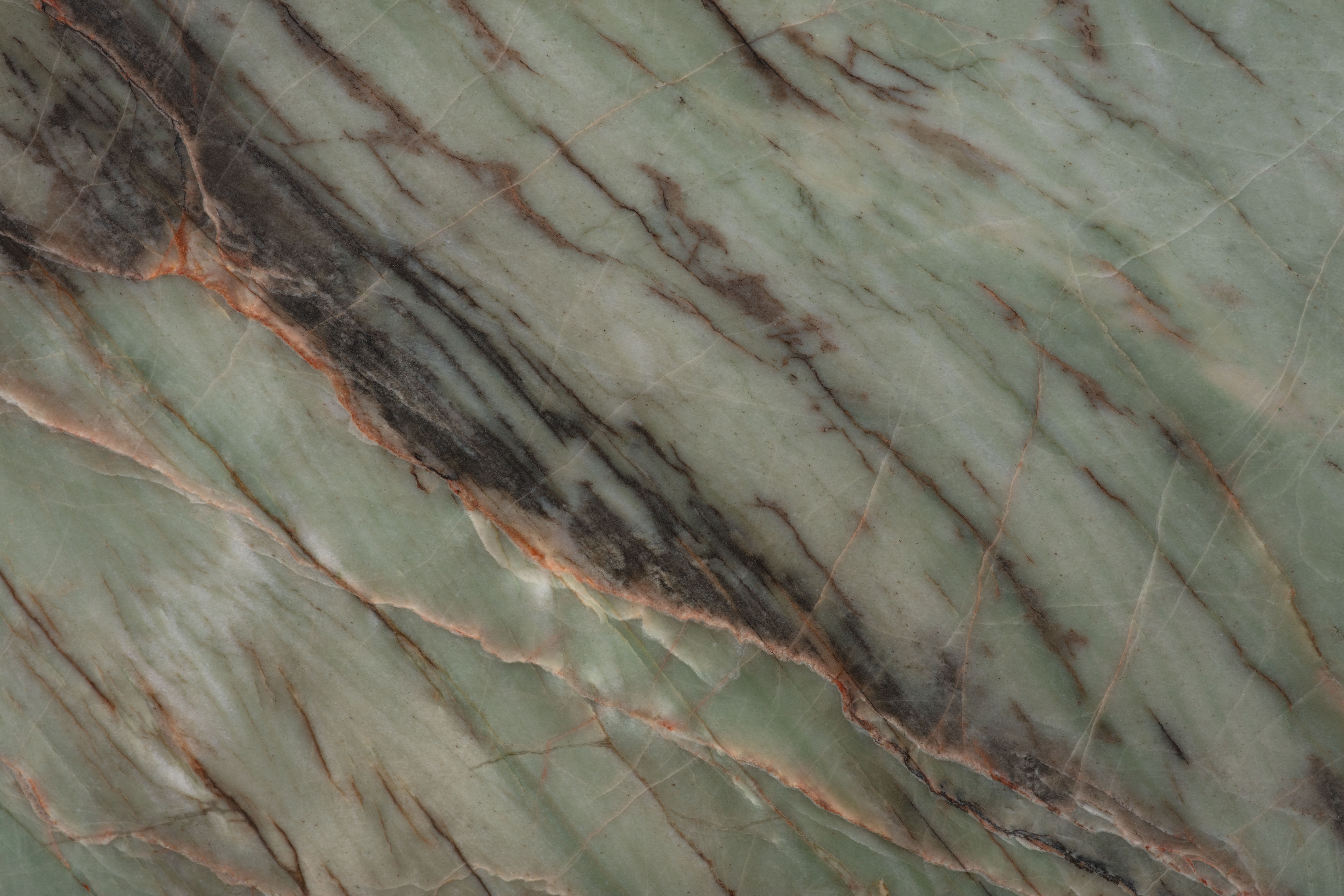 Слеб BOTANIC GREEN 3100х2050х20 Кварцит (полірований)