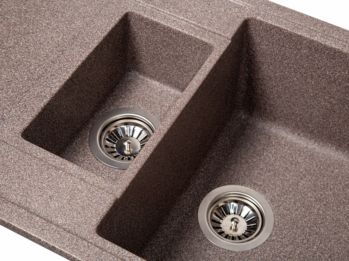 Мойка искусственный камень Solid ПРАКТИК 780х510 гранит (без отверстия под смеситель)