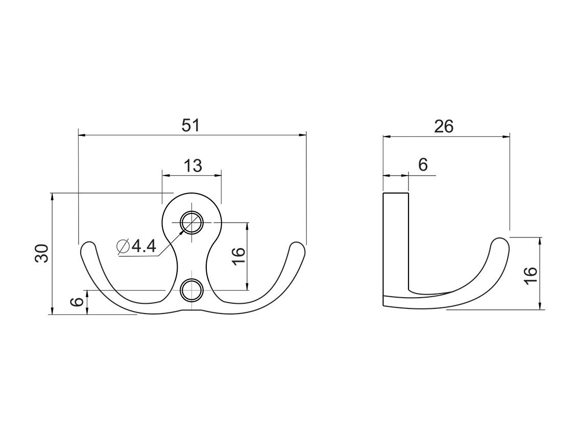 Гачок GIFF WP1903 золото