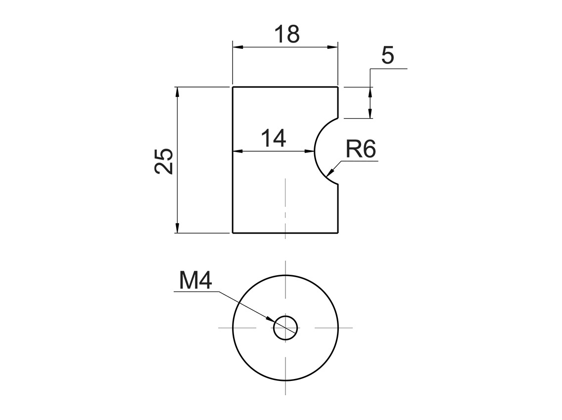 Ручка кнопка GIFF 3/131 сатин