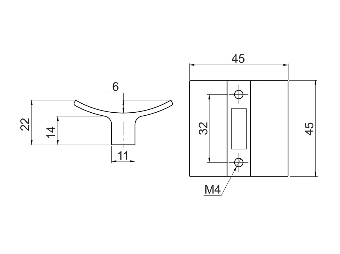 Ручка кнопка Virno Style Art 8827/32 хром