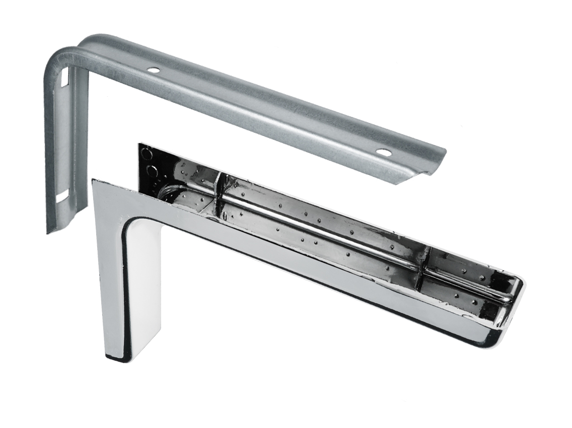 Консоль декоративна GIFF L=180 хром