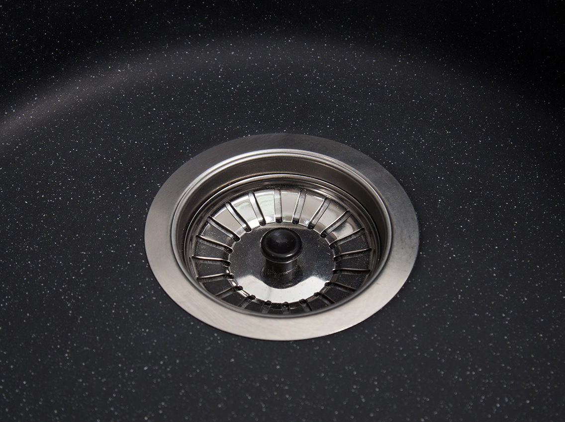 Мийка штучний камінь Solid Поні D475 антрацит (з отвором під змішувач)