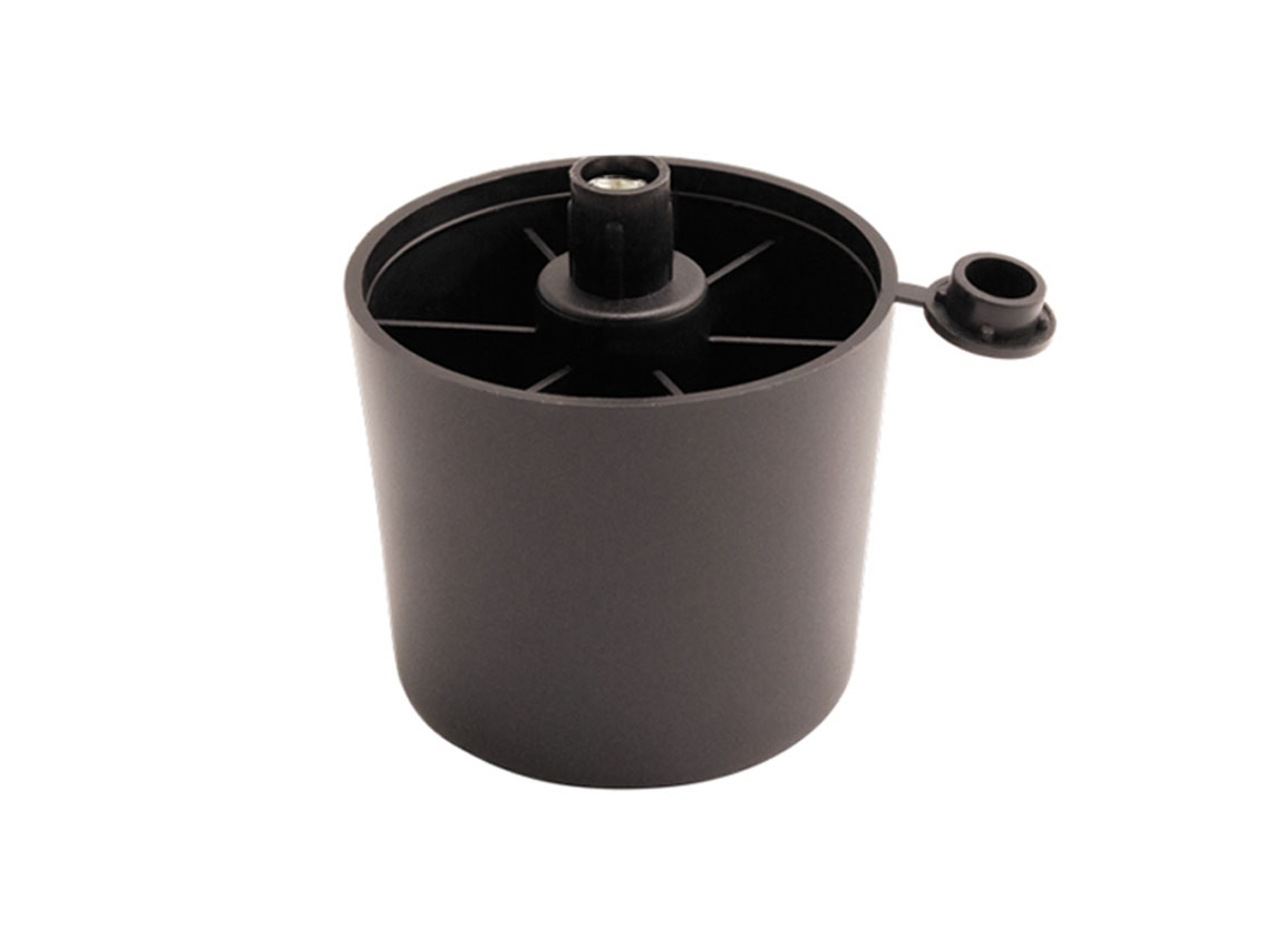 Опора з регулюванням напівкругла GIFF Н=50 чорний