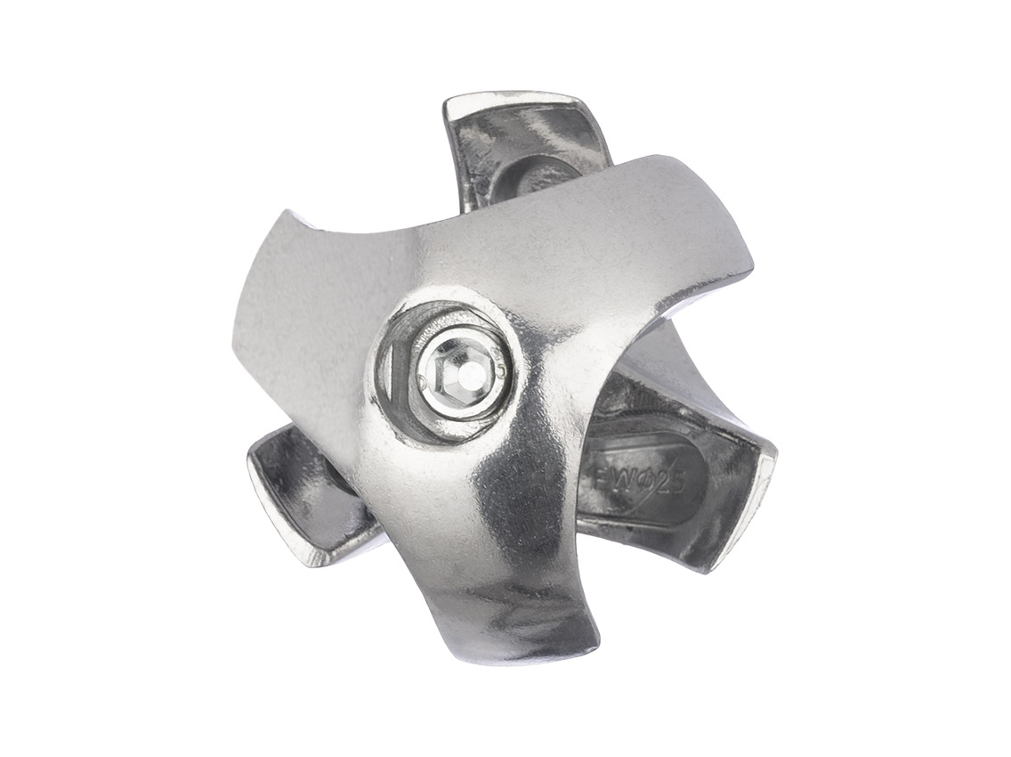 R-2SX Муфта потрійна ліва GIFF хром