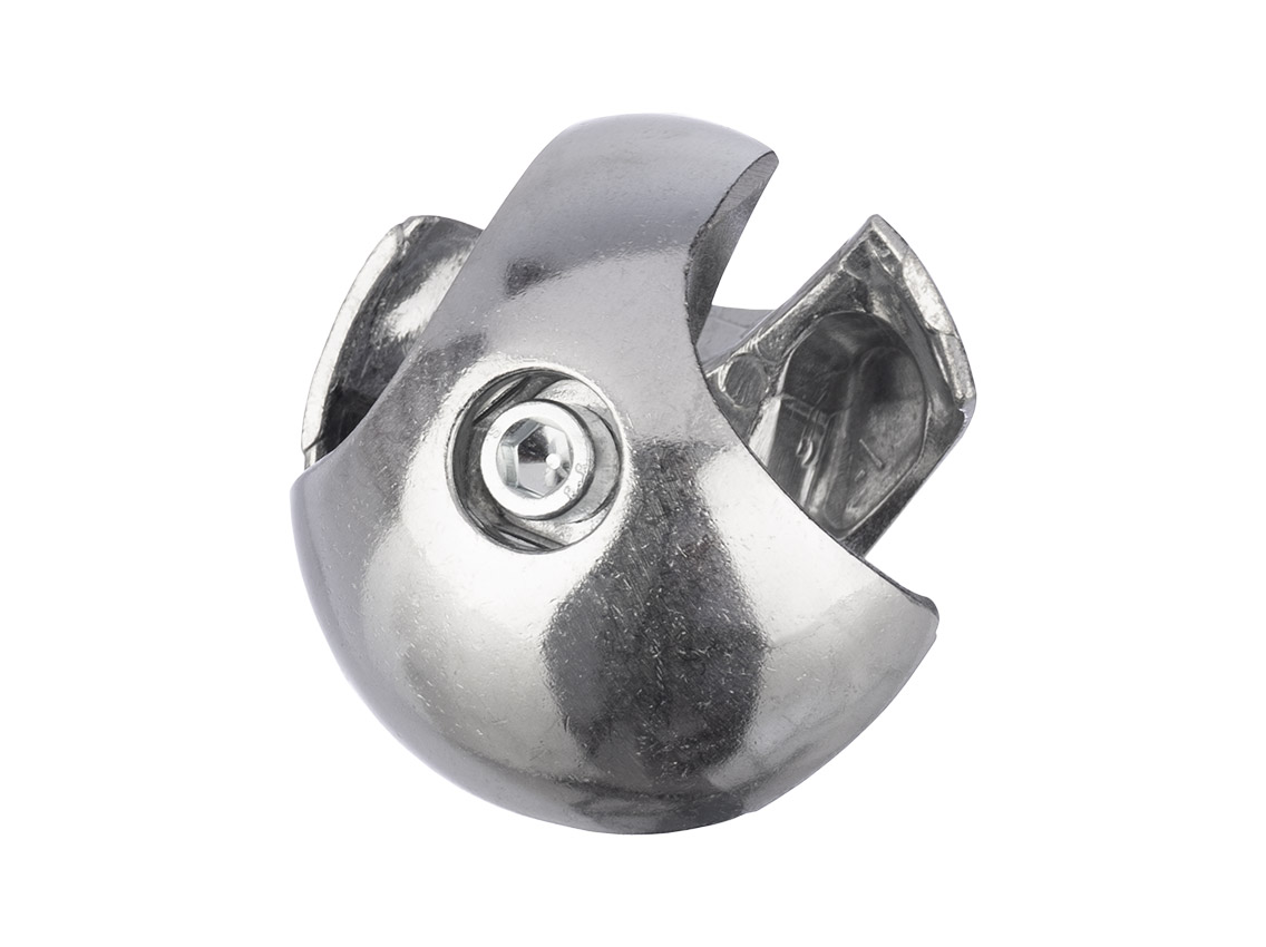 R-6DX Муфта подвійна права GIFF хром