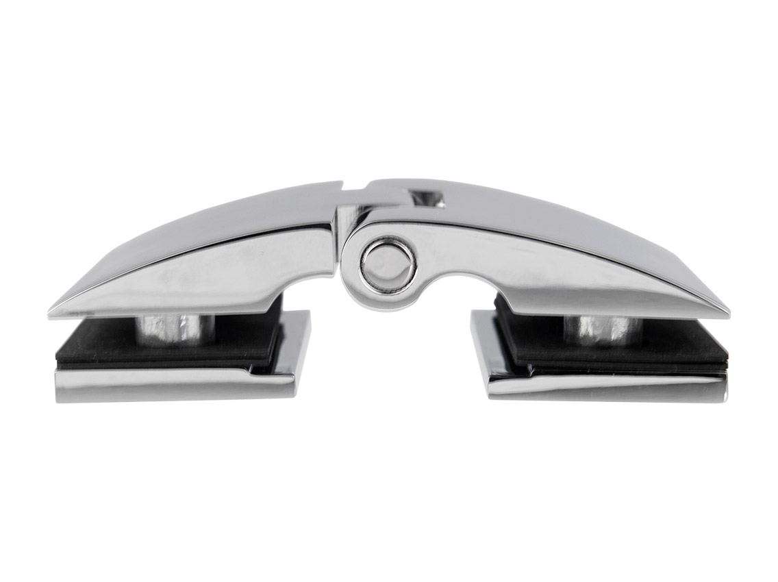 Петля стекло-стекло GIFF Glass Premio FERRARA полированный хром