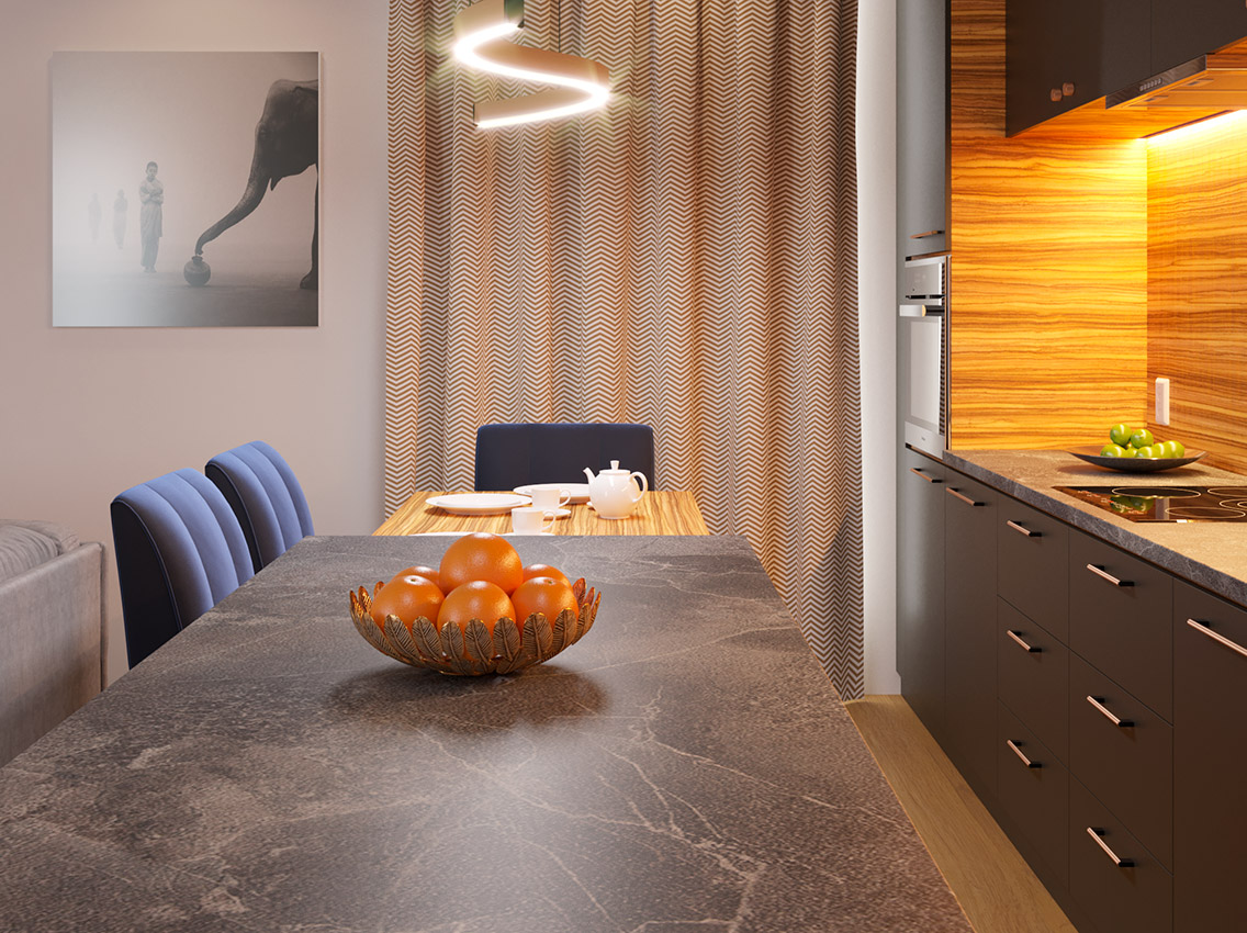 ПФ FAB Италия 3415 Luna D4 Петра Кардинале (Влагостойкая) 4190x600x38