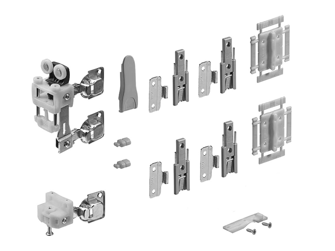 Комплект фурнітури WingLine L на 25 кг, правий без пружини (9237881)