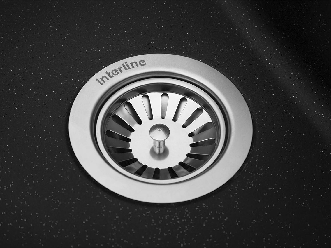 Мийка штучний камінь Interline 780х500 VEGA Black