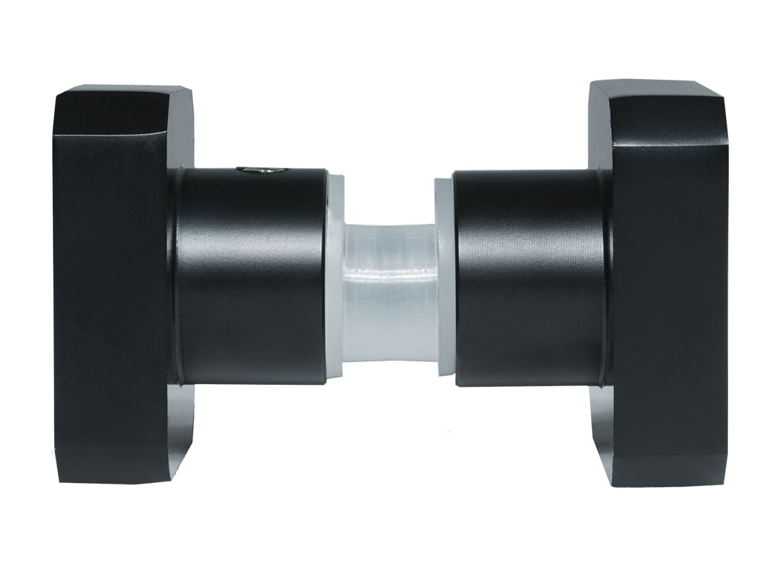 Ручка-кноб квадратна GIFF Glass чорний матовий