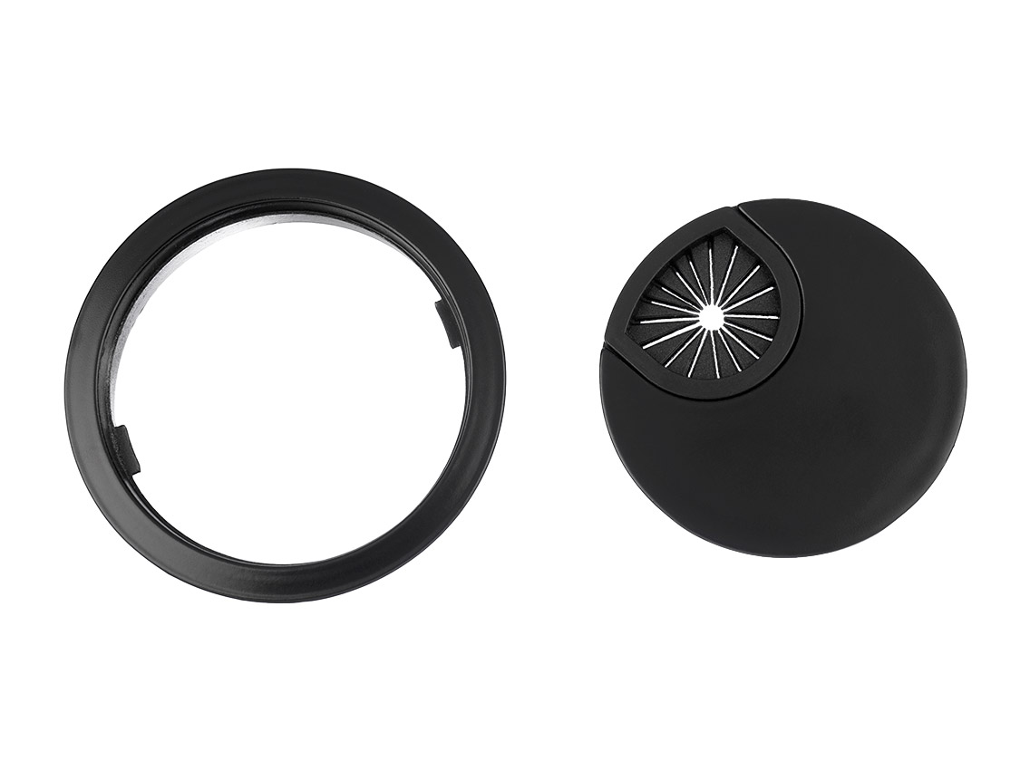 Пропуск для кабеля врезной GIFF Luna d=60 мм черный