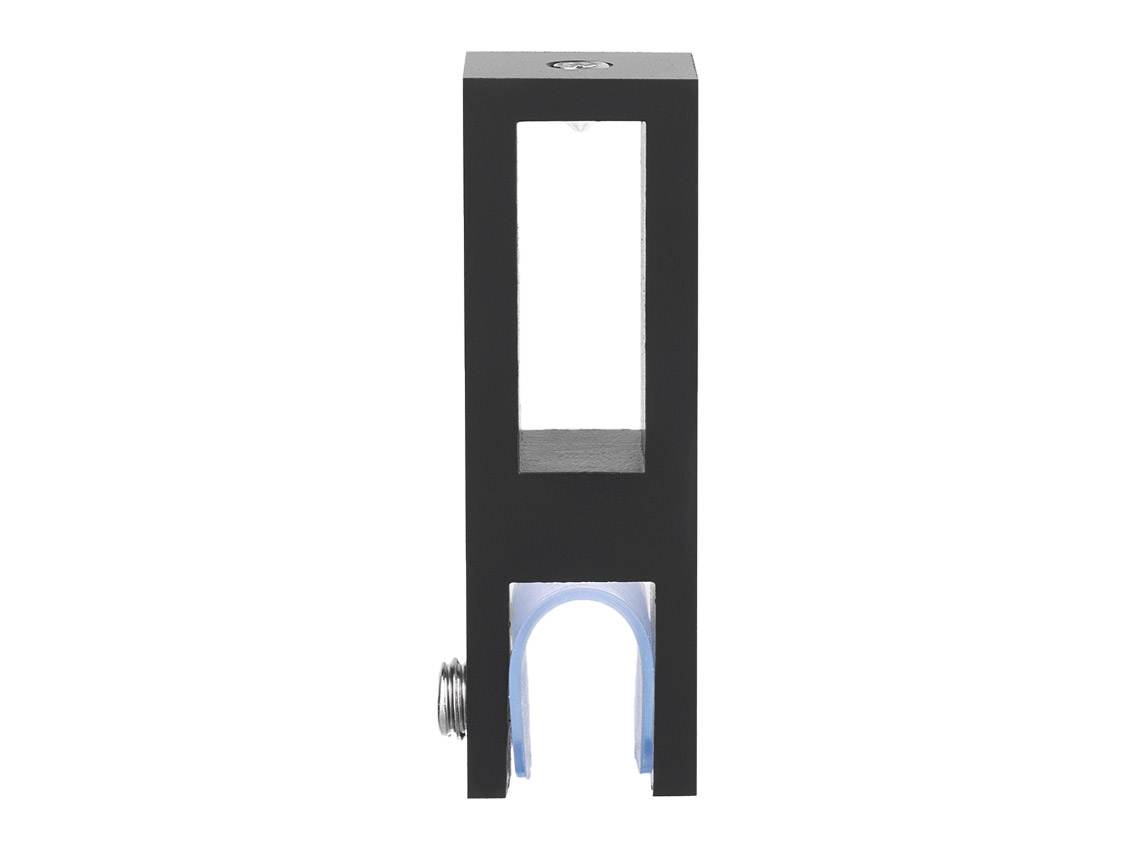 З'єднувач скло-труба 30х10 мм вертикальний GIFF Glass чорний матовий