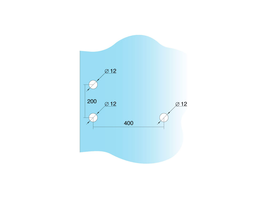 Ручка-тримач для рушника 400x200x30x15 GIFF золото