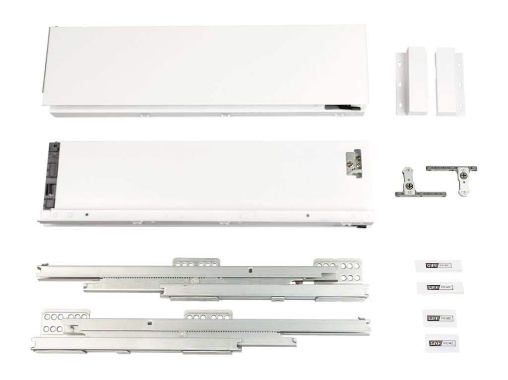 Выдвижной ящик GIFF PRIME FlatBox L=300 H=116 белый