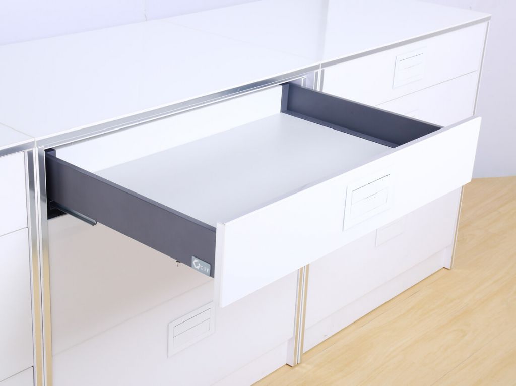 Висувний ящик GIFF PRIME FlatBox L=350 H=84 графіт
