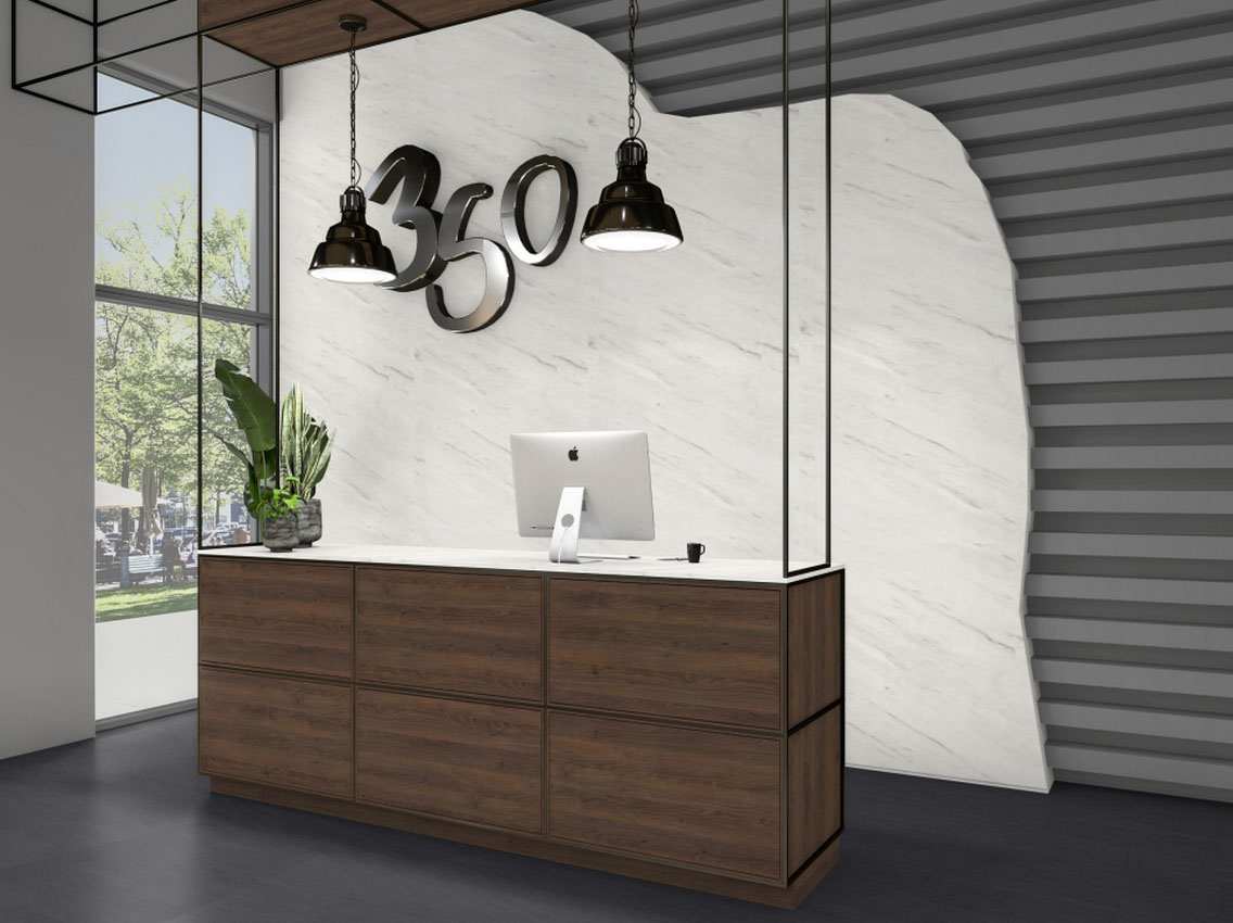 Пластик Egger F812 ST9 Мармур Леванто білий 2800x1310x0,8 мм