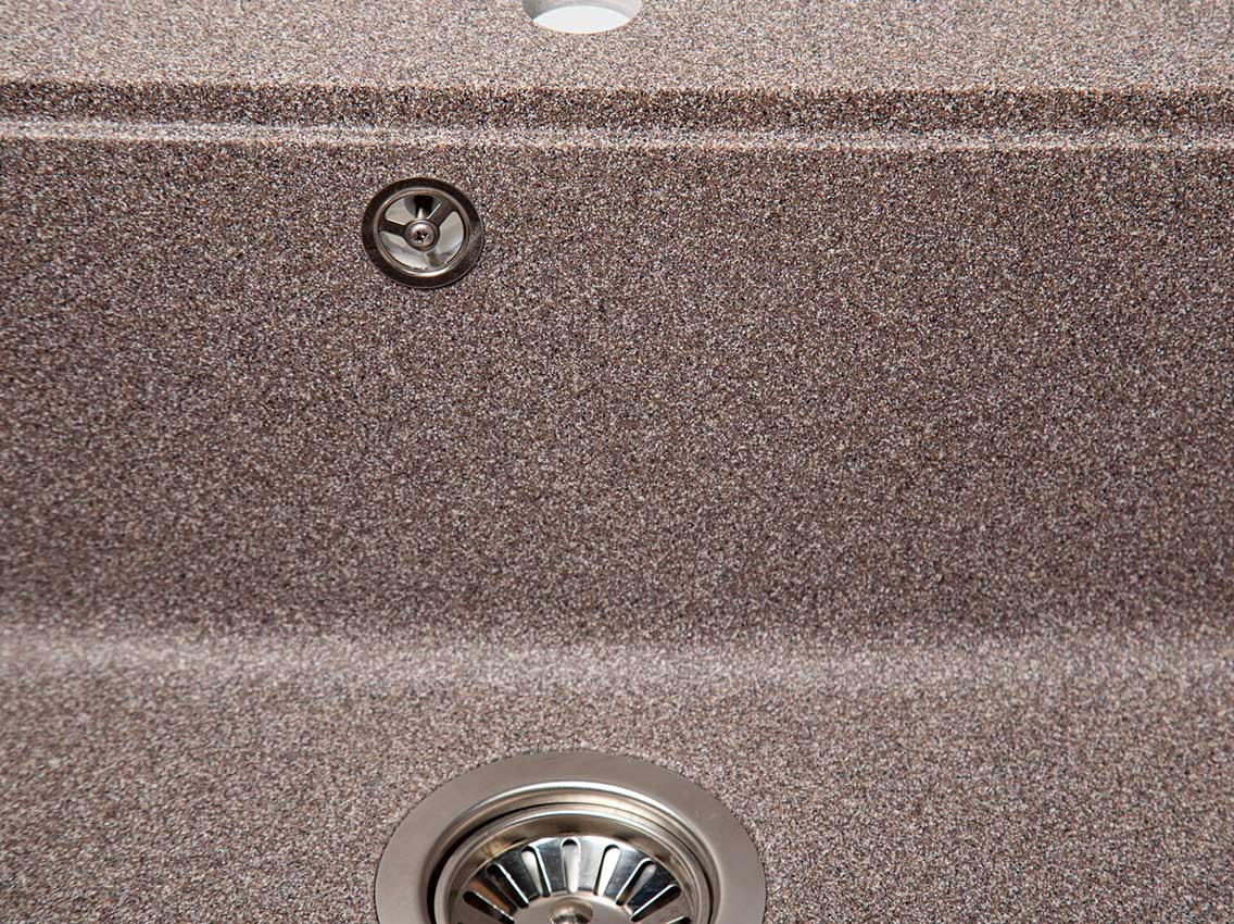 Мийка штучний камінь Solid ГРОСС 600х520 граніт (без отвору під змішувач)