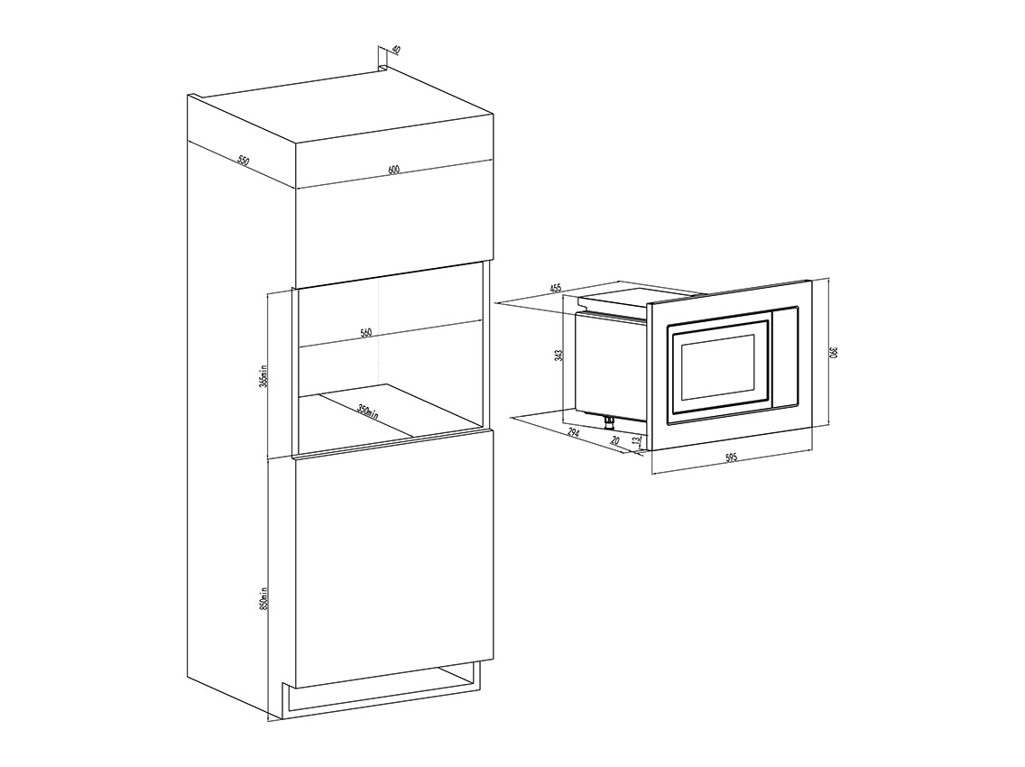 Микроволновая печь MWS 420 ESA BA INTERLINE