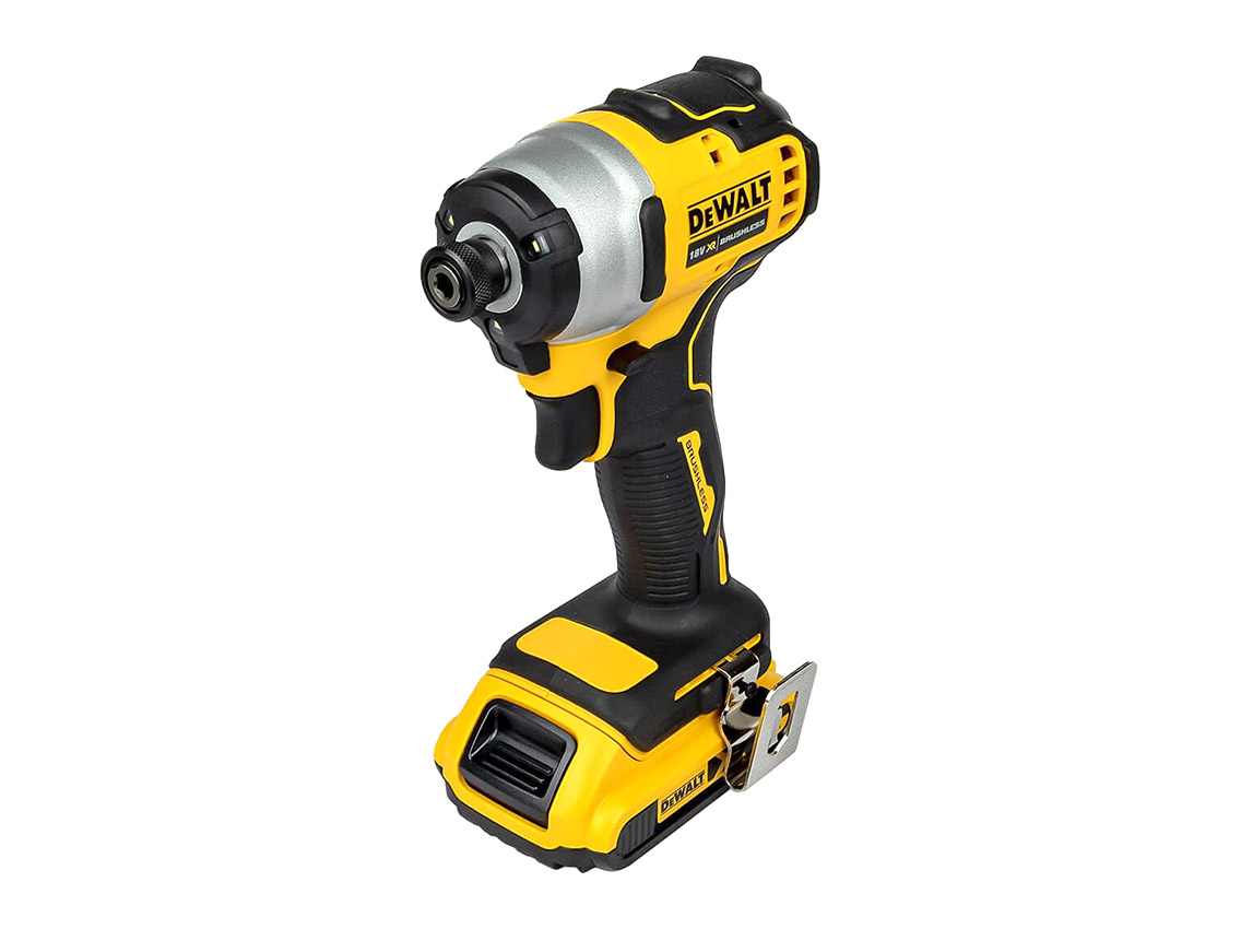 Безщітковий ударний дриль-шуруповерт DeWALT 18 В, 190 Hm, 2 ак., чемодан (DCF809D2T)