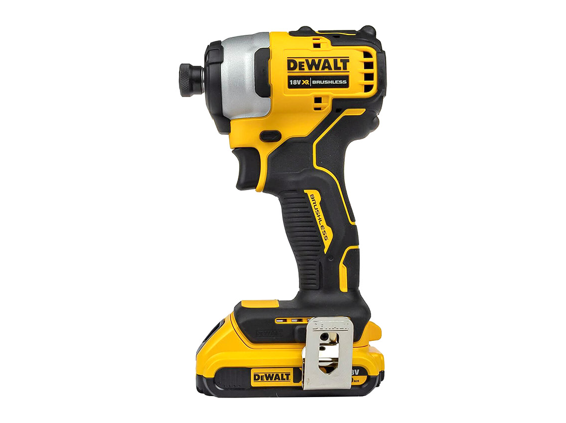 Безщітковий ударний дриль-шуруповерт DeWALT 18 В, 190 Hm, 2 ак., чемодан (DCF809D2T)