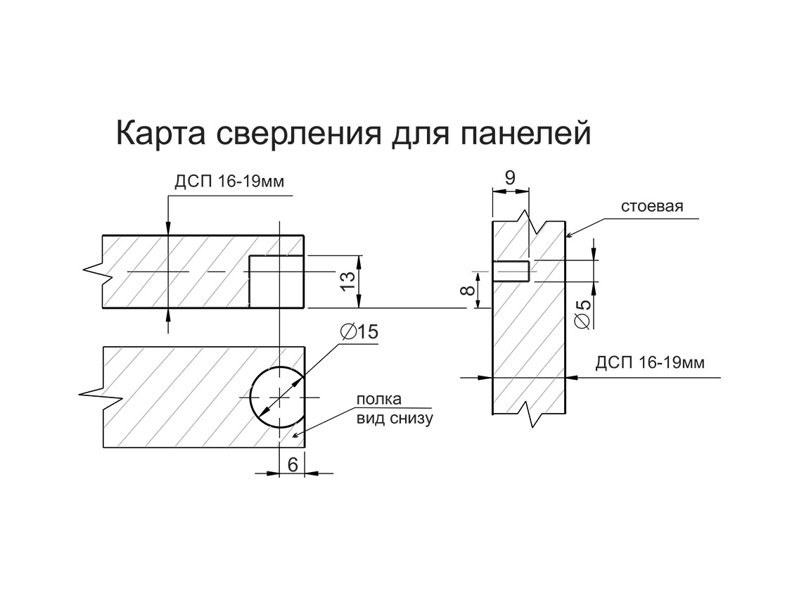 Полицетримач для ДСП полиці 16-19 мм GIFF Clamp S нікель