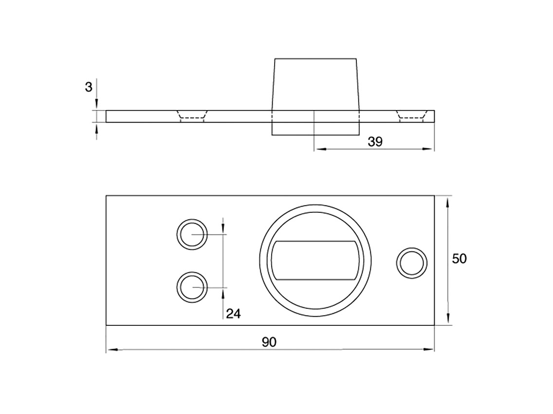 Нижний шарнир GIFF GC