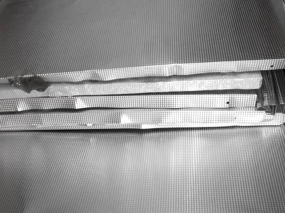 Уцінка. Піддон під мийку Volpato L=800 алюміній