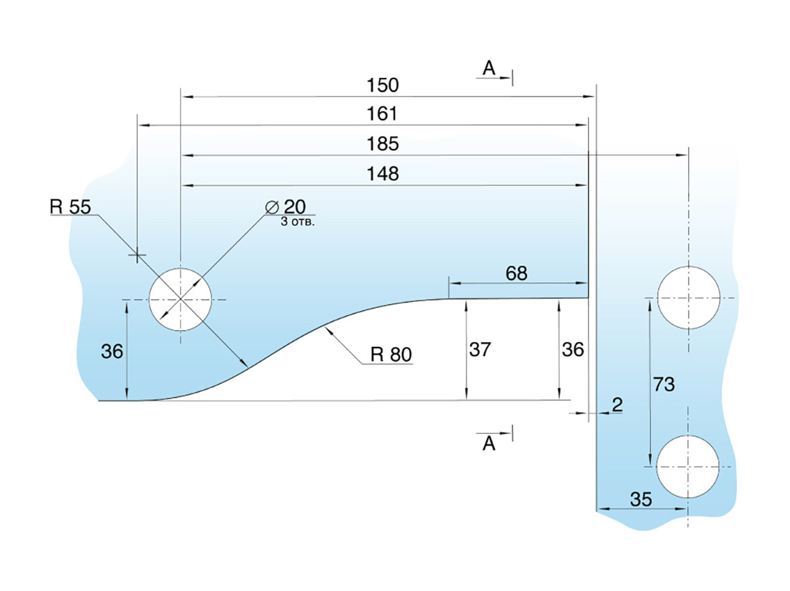 Фитинг угловой соединительный с осью GIFF GC комплект