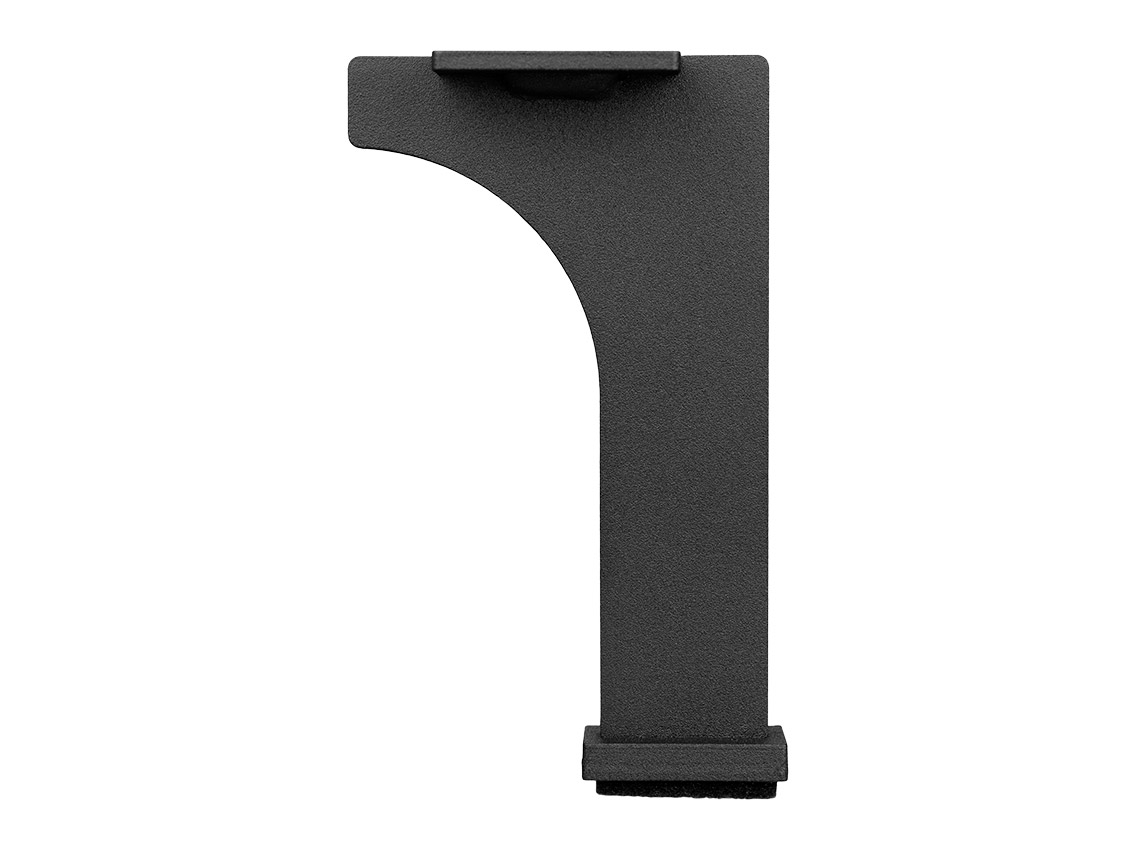 Опора нерегулируемая изогнутая Gamet NS35-120-L2 черный матовый