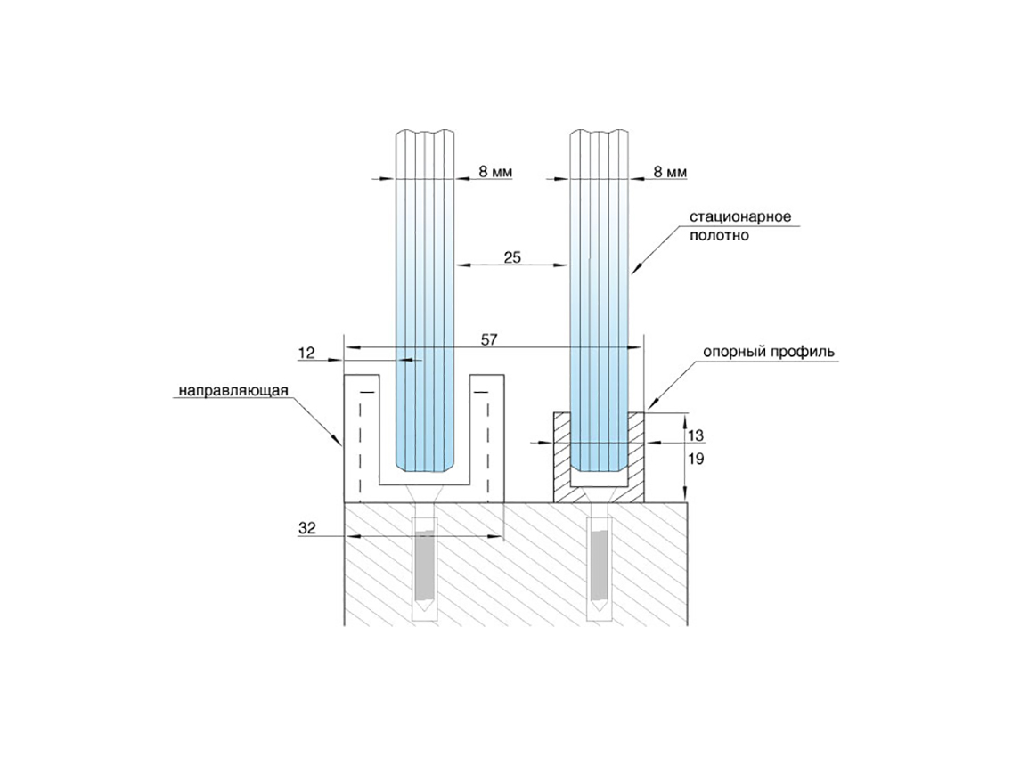 Комплект РС 30х10 Quattro GIFF 304 полированний хром