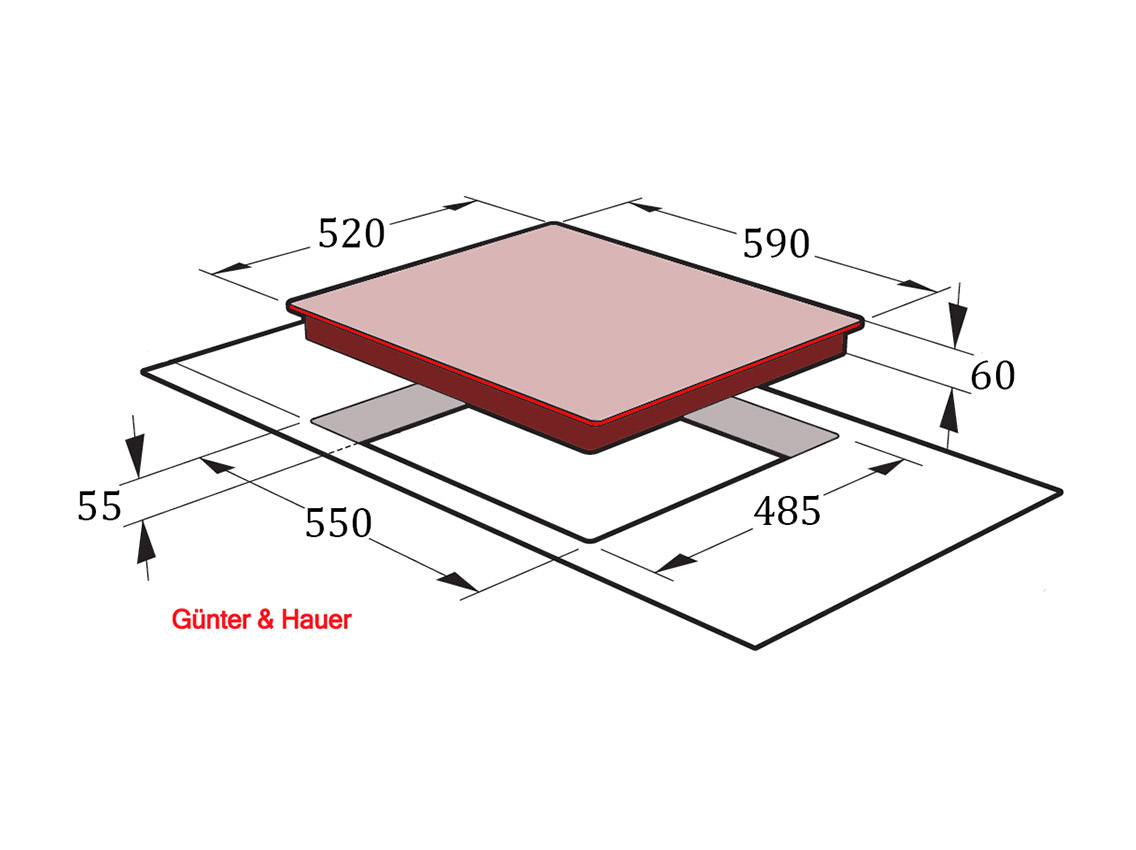 Варильна поверхня I 6 M (Gunter & Hauer)