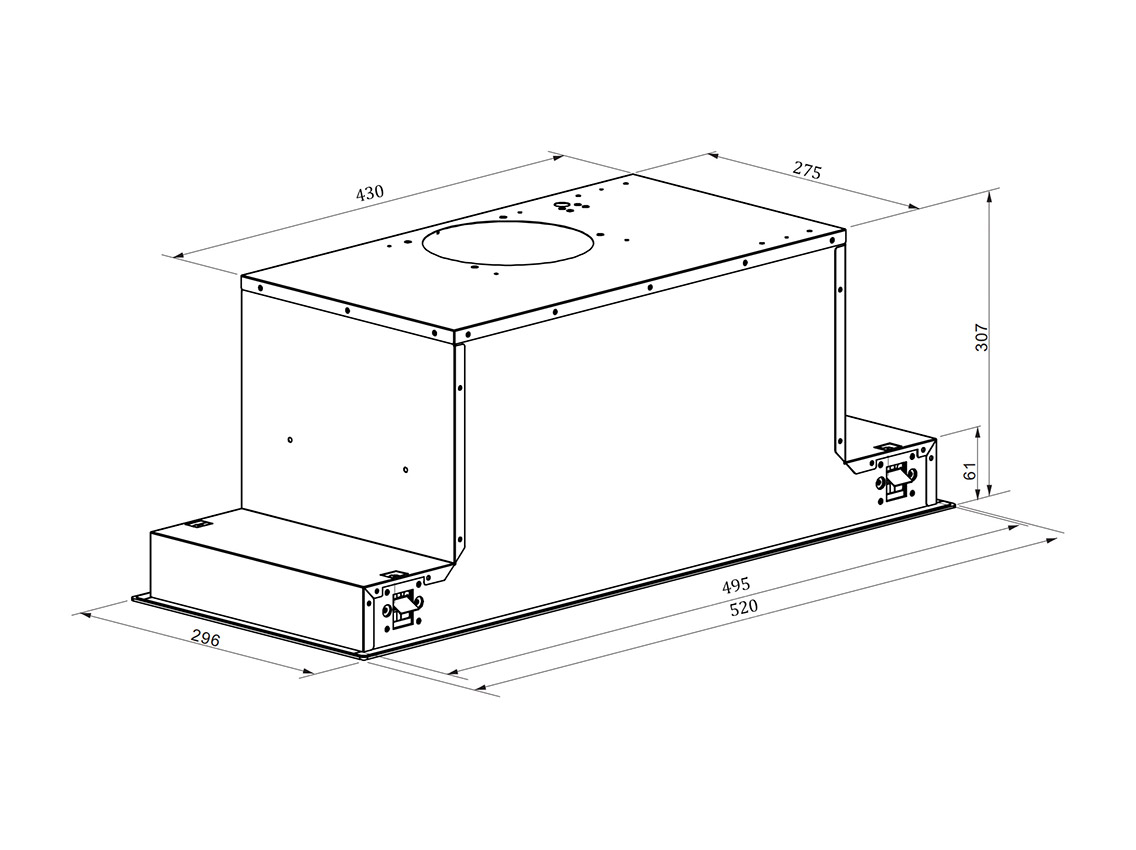 Витяжка ATALA 1060 GL (Gunter & Hauer)