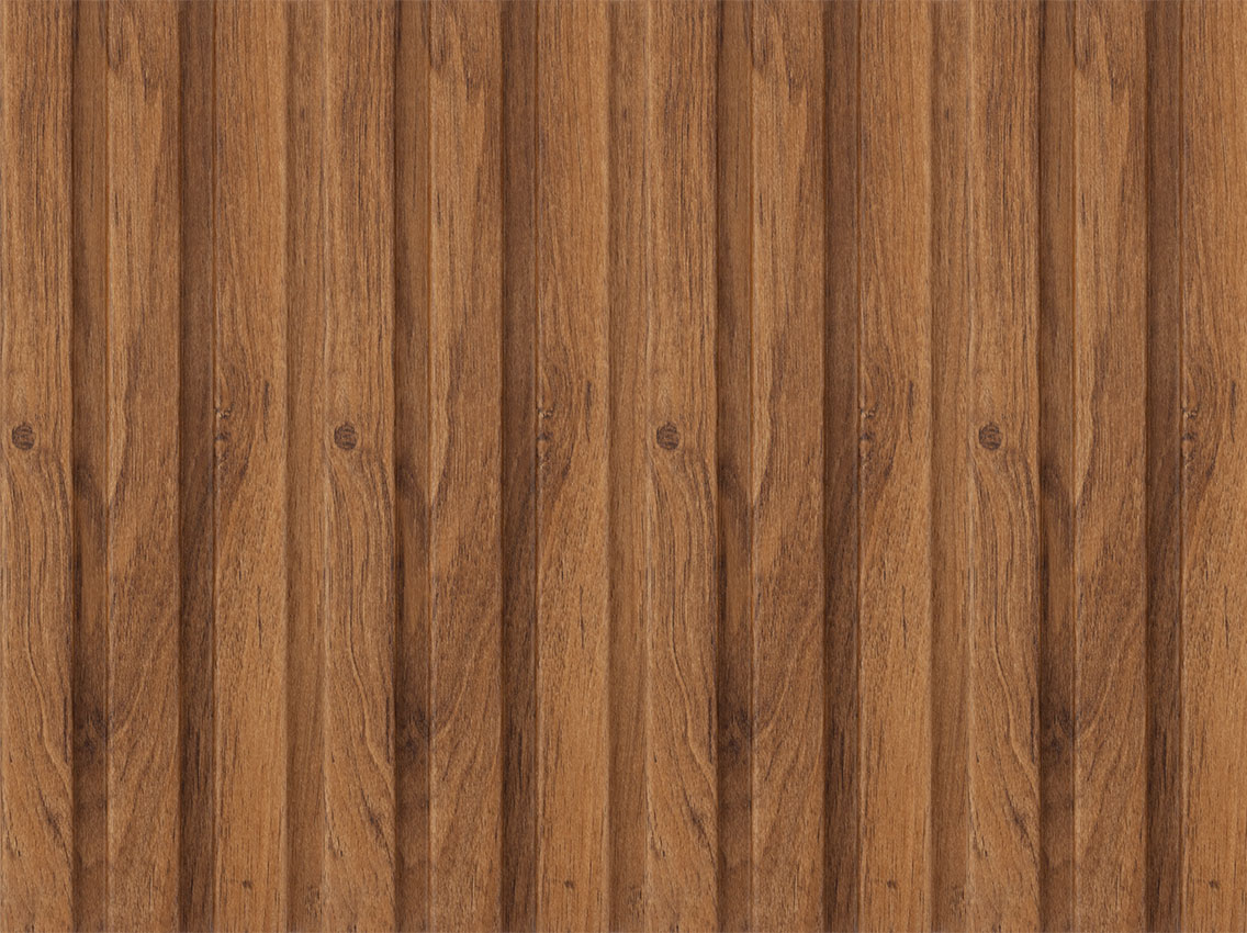 Стеновая панель МДФ Super Profil 117(104)x12х2800 Пекан