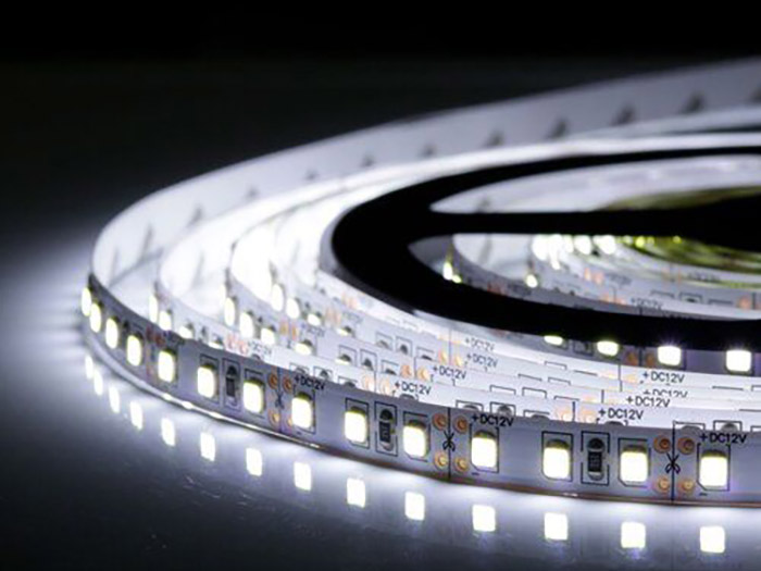 Лента LED SMD2835-120L-V2-915Lm/m 8мм (неизол.) IP20 CW (белый холодный)