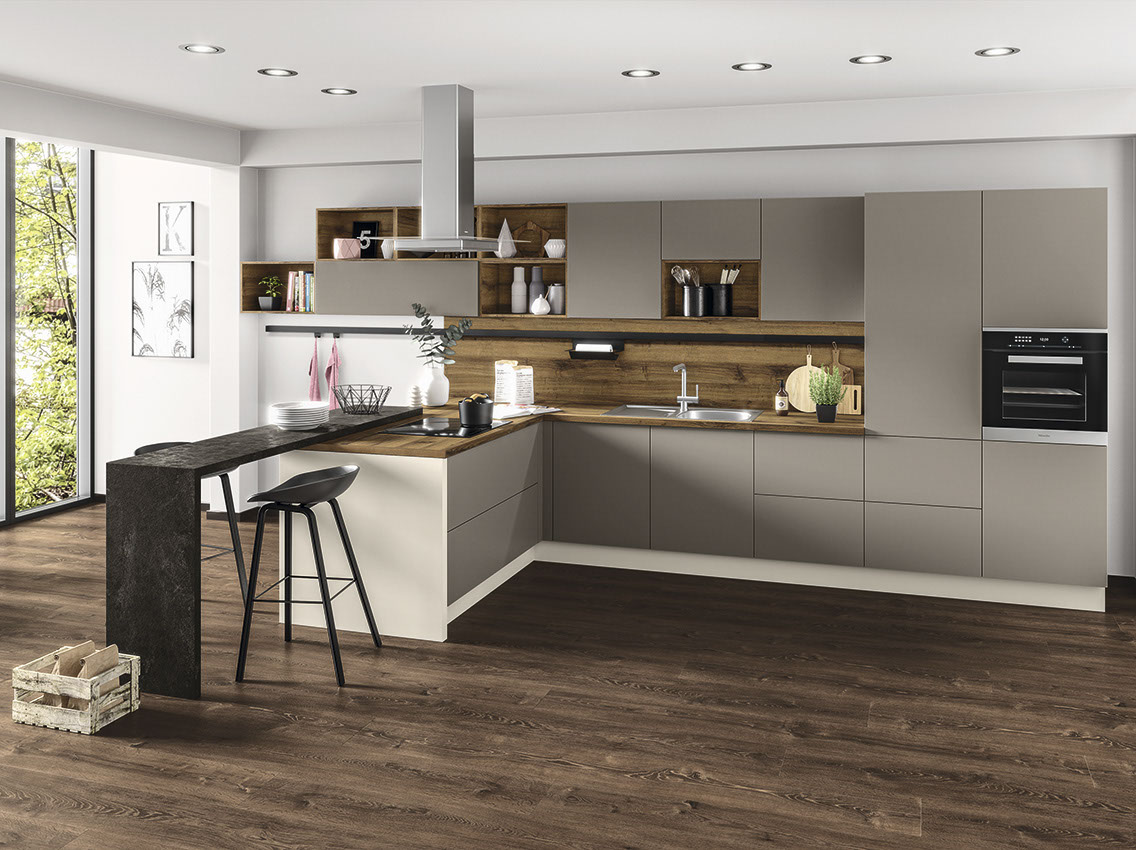 Пластик Egger U767 ST9 Кубанит серый 2800x1310x0,8 мм